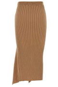 Stella McCartney Ribbed Asymmetric Knitted Skirt