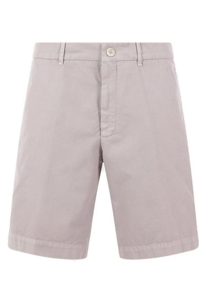 Brunello Cucinelli Garment-Dyed Gabardine Bermuda Shorts