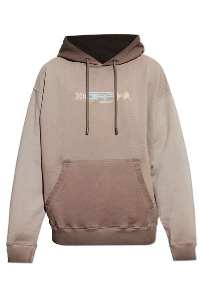 Off-White Gradient Graphic Hoodies