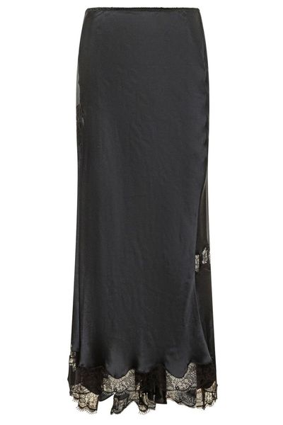 Isabel Marant Lace Trim Flared Skirt