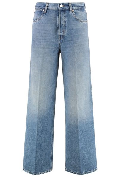 Gucci Wide-Leg Denim Jeans