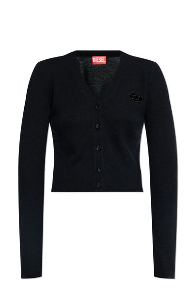 Diesel M-Arte V-Neck Knitted Cardigan