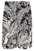 Palm Angels Parrot-Print Straight Leg Shorts