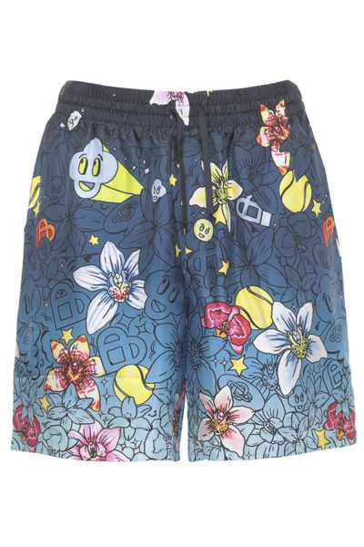 Casablanca Graphic Printed Drawstring Shorts