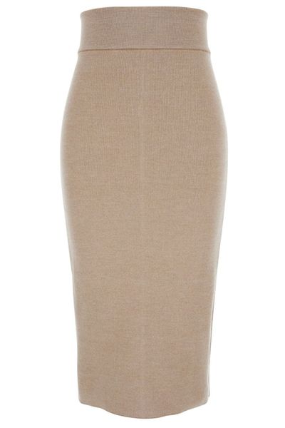 Jacquemus The Doppio High-Rise Knitted Skirt