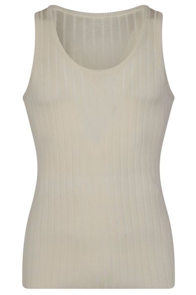 Amiri Logo-Plaque Knitted Tank Top