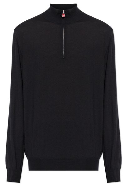 Kiton Half Zip Turtleneck Knitted Sweater