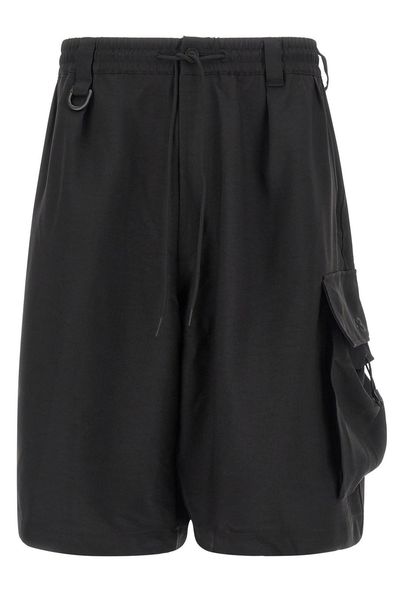 Y-3 Sport Uniform Cargo Drawstring Shorts