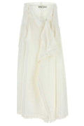 Carven Draped Midi Skirt