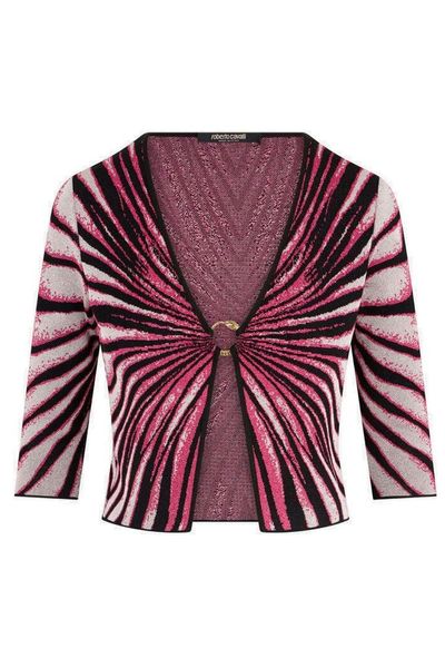 Roberto Cavalli Ray Of Paradise Print Cardigan