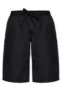 Dolce & Gabbana Heraldic Patch Elastic Waist Shorts