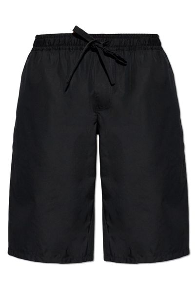 Dolce & Gabbana Heraldic Patch Elastic Waist Shorts