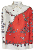 Versace Printed Twill Shirt