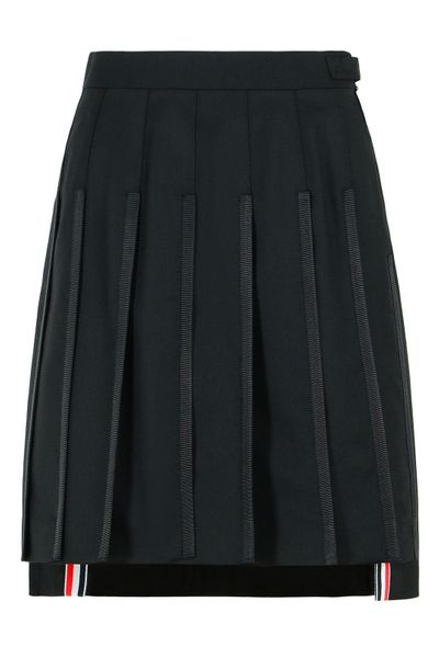 Thom Browne Super 120'S Twill Pleated Skirt