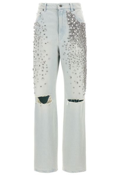 Golden Goose Deluxe Brand Distressed Embellished Jeans