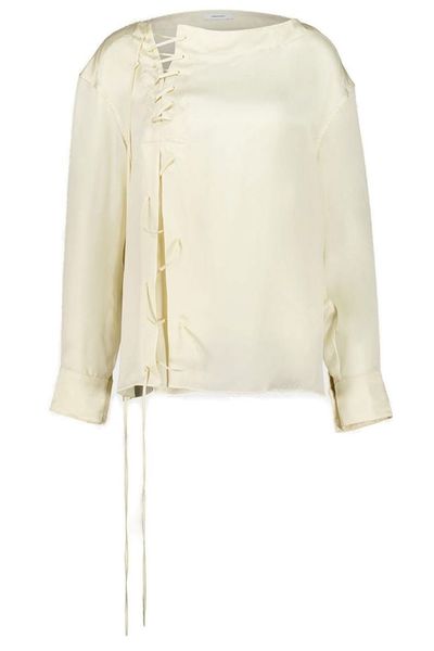 Ferragamo String Tie Detailed Blouse