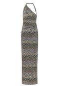 Missoni Chevron Halterneck Knitted Dress
