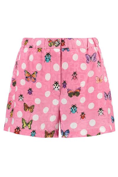 Versace X Dua Lipa Graphic-Printed Shorts
