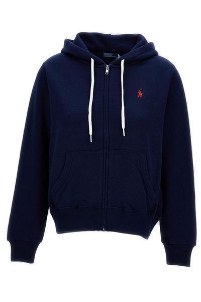 Polo Ralph Lauren Zip-Up Drawstring Hoodie