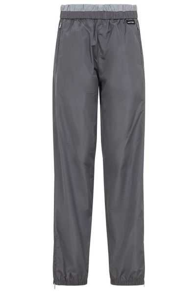 Miu Miu Logo-Patch Layered Trousers