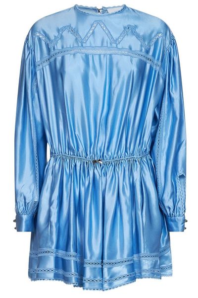 Rabanne Lace Trim Mini Dress