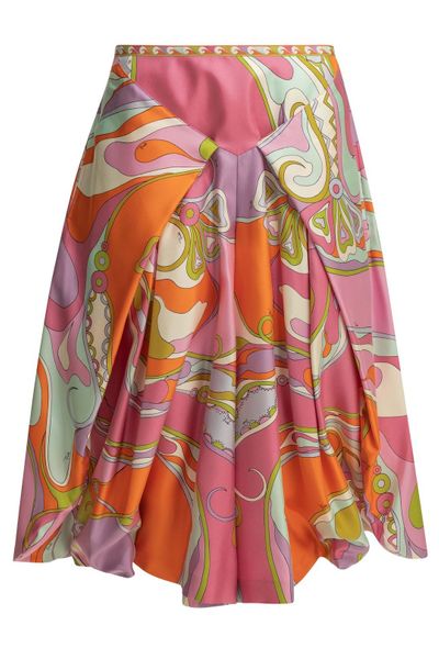 PUCCI Orchidee Printed Sarong Pants