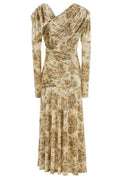Ganni Floral Ruched Dress