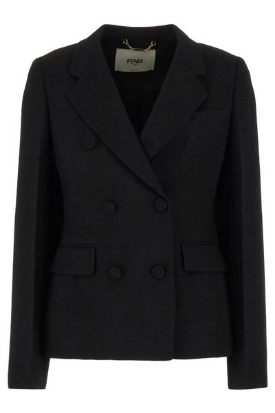 Fendi Double-Breasted Buttoned Jacket