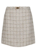 Versace Checked Tweed Mini Skirt