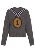 Dsquared2 Intarsia Medal Knitted Sweater