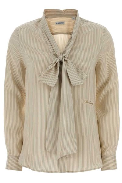 Burberry Rhiannon Bow-Tie Shirt