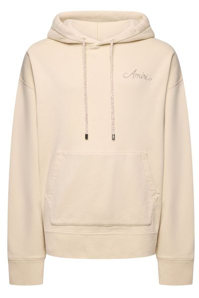 Amiri Lace Panel Logo Hoodie