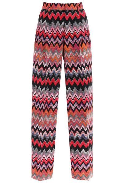 Missoni Zig Zag Pattern Wide-Leg Pants