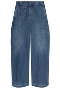 Givenchy Cropped Utility Denim Jeans