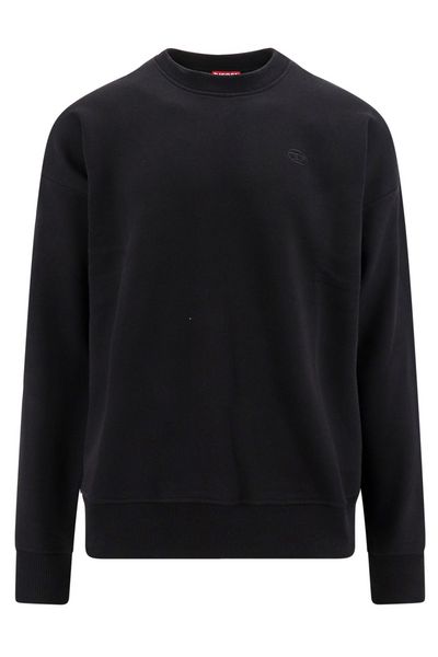 Diesel S-Rob-Megoval-D Logo Embroidered Sweatshirt