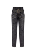 Diesel D-Gorina Belted High-Rise Jeans
