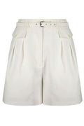RED Valentino High-Waist Pleated Shorts