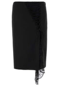 Alexander McQueen Lace-Up Panel Skirt