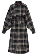 Diesel Edalus Belted Check Shirt Dress