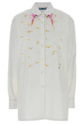 Prada Embroidered Poplin Shirt