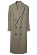 AMI Paris Double-Breasted Mid-Calf Length Coat