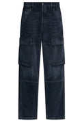 Diesel D-Pot-Cargo Logo Plaque Jeans