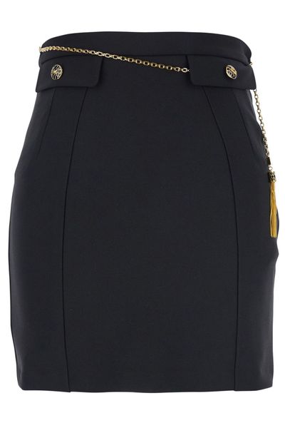 Elisabetta Franchi Chain Embellished Mini Skirt