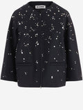 Jil Sander Embellished Zip-Front Jacket