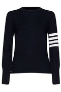 Thom Browne 4-Bar Crewneck Knitted Jumper