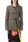 Dries Van Noten Beline Tailored Belted Jacket