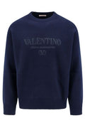 Valentino Logo Embroidered Crewneck Jumper