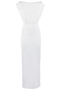 Elisabetta Franchi Red Carpet Full Milano Stitch Knitted Dress