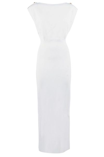 Elisabetta Franchi Red Carpet Full Milano Stitch Knitted Dress