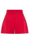 Moschino High-Waist Patch-Pocket Shorts